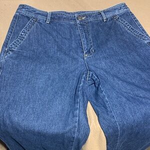 Liz Claiborne Blue Ankle Crop Jeans